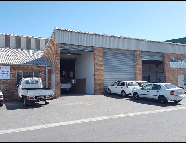 935M² FACTORY TO LET IN BELLVILLE CENTRAL